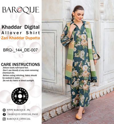 BAROQUE VOL’24 KHADDAR 3PC 2024 NOW AVAILABLE