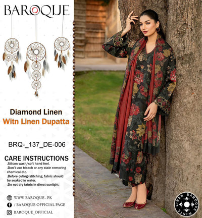 BAROQUE VOL’24 DIAMOND LINEN 3PC 2024 NOW AVAILABLE