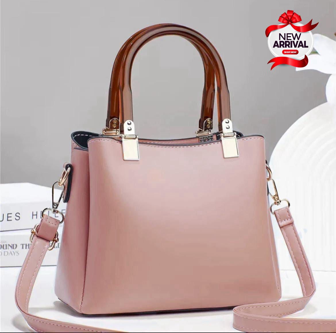 Acrylic Handle Shoulder Bag for Girls