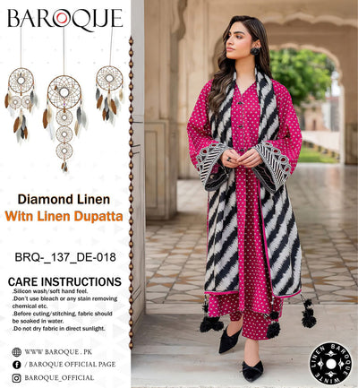 BAROQUE VOL’24 DIAMOND LINEN 3PC 2024 NOW AVAILABLE