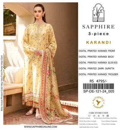 SAPPHIRE VOL’24 KARANDI 3PC 2024 NOW AVAILABLE