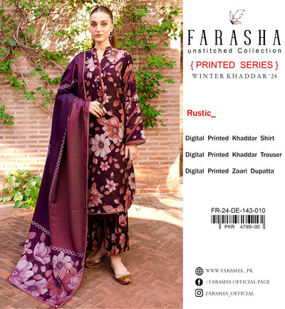 ARASHA VOL’24 KHADDAR 3PC 2024 NOW AVAILABLE