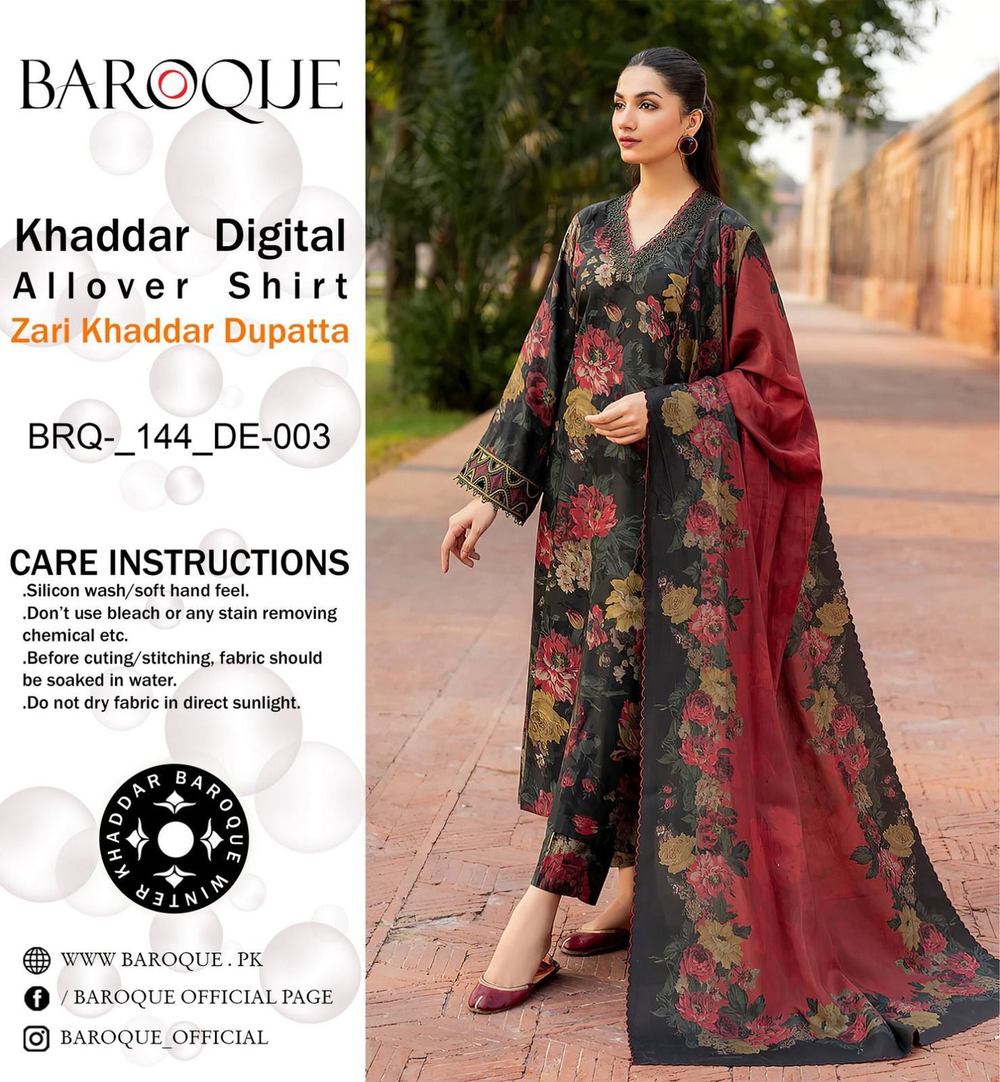 BAROQUE VOL’24 KHADDAR 3PC 2024 NOW AVAILABLE