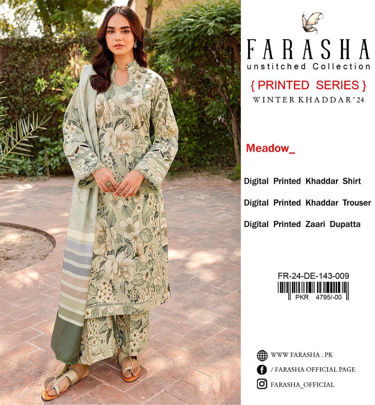 ARASHA VOL’24 KHADDAR 3PC 2024 NOW AVAILABLE