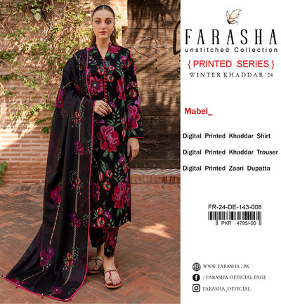 ARASHA VOL’24 KHADDAR 3PC 2024 NOW AVAILABLE