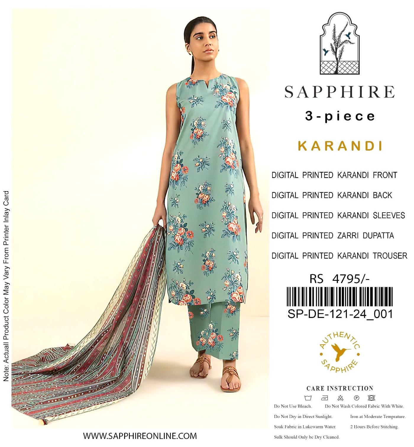 SAPPHIRE VOL’24 KARANDI 3PC 2024 NOW AVAILABLE