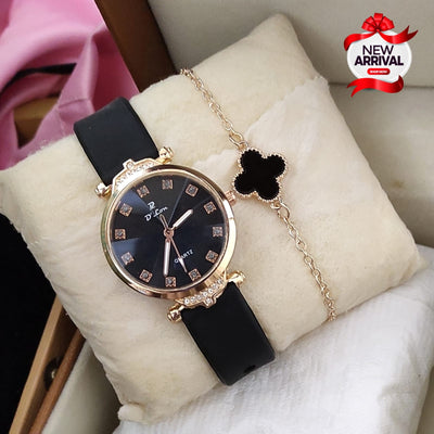 D.LON LADIES RUBBER STRAP WATCH&nbsp;