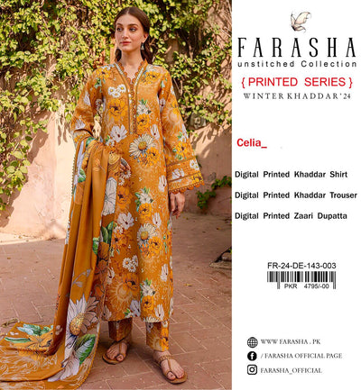 ARASHA VOL’24 KHADDAR 3PC 2024 NOW AVAILABLE