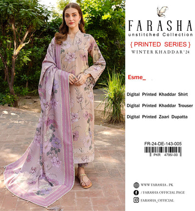 ARASHA VOL’24 KHADDAR 3PC 2024 NOW AVAILABLE