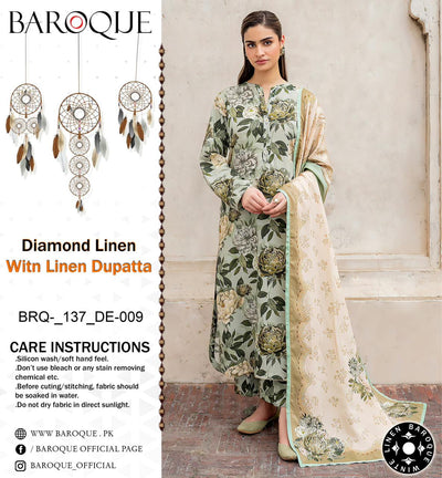 BAROQUE VOL’24 DIAMOND LINEN 3PC 2024 NOW AVAILABLE