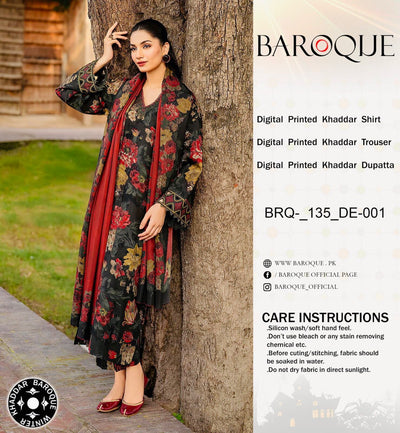 BAROQUE VOL’24 KHADDAR 3PC 2024 NOW AVAILABLE