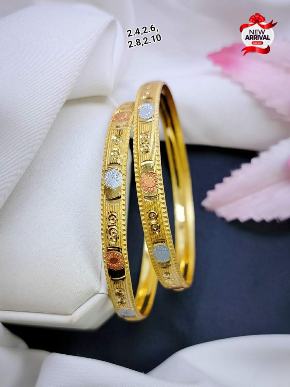 New Arrival Beautiful Premium Indian 3 tone Gold plated Bsngels 4 Girls 💥