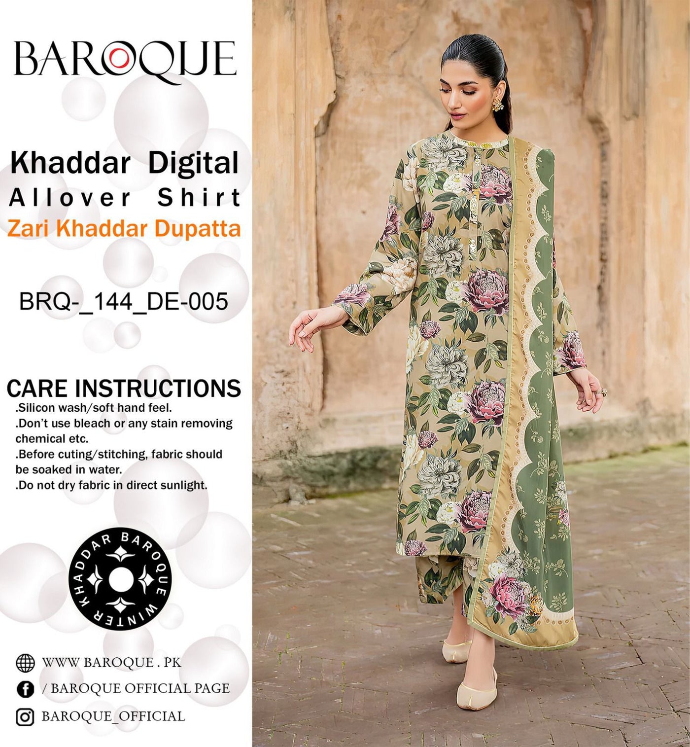 BAROQUE VOL’24 KHADDAR 3PC 2024 NOW AVAILABLE