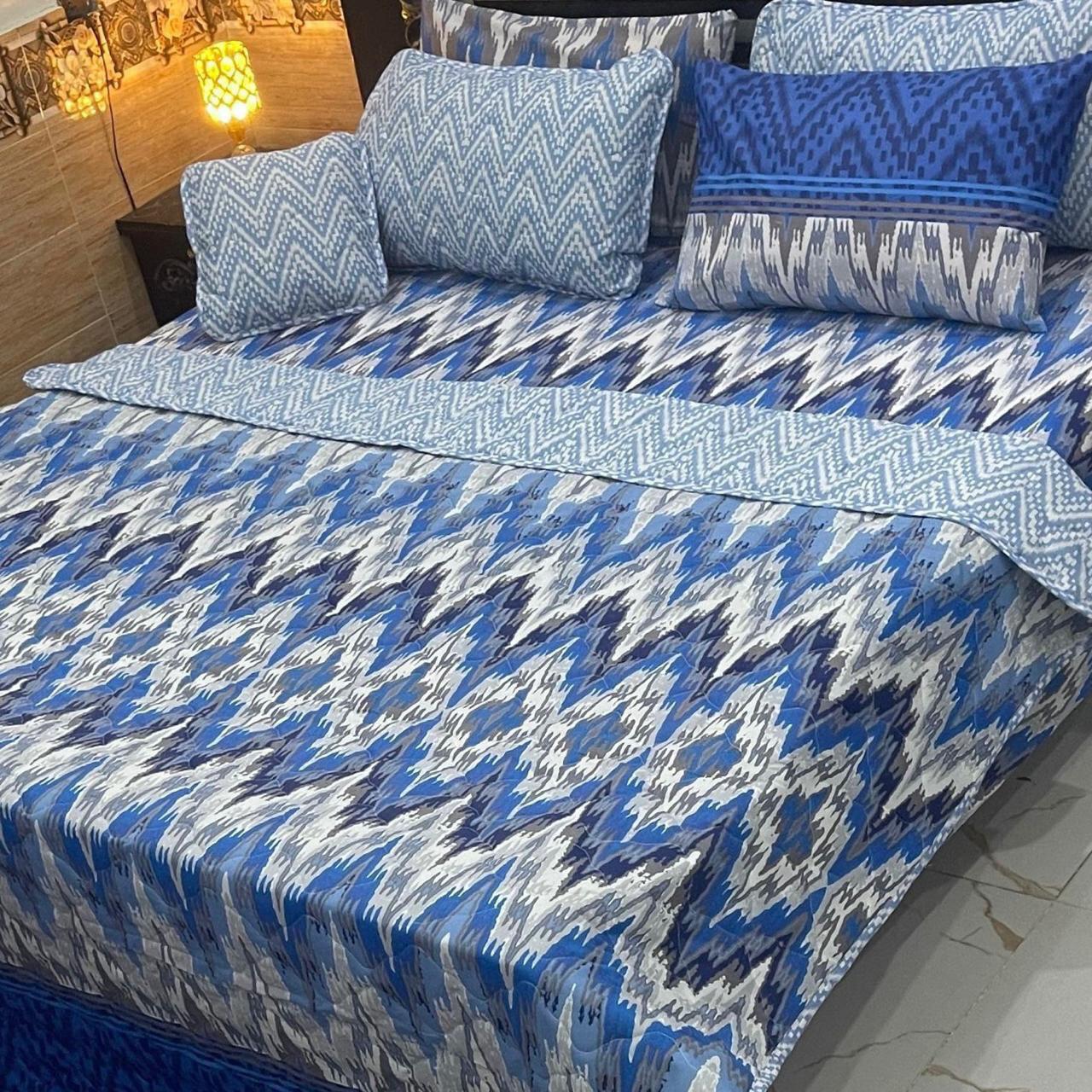 7PC Printed Comforter Set