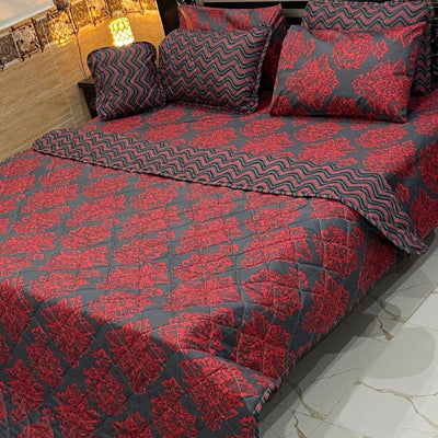 7PC Printed Comforter Set