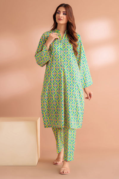 GREEN-KHADDAR-2 PIECE (WA6232P24)