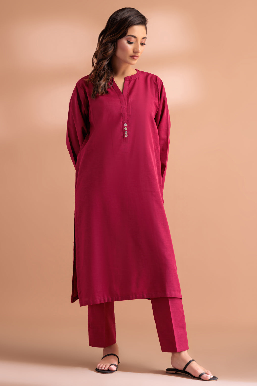 RED-KHADDAR-2 PIECE