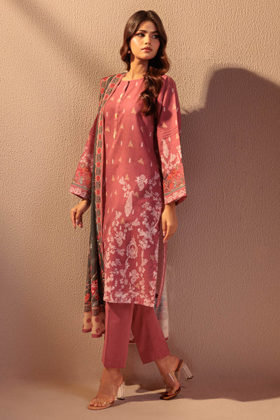 MAUVE-KHADDAR-3 PIECE