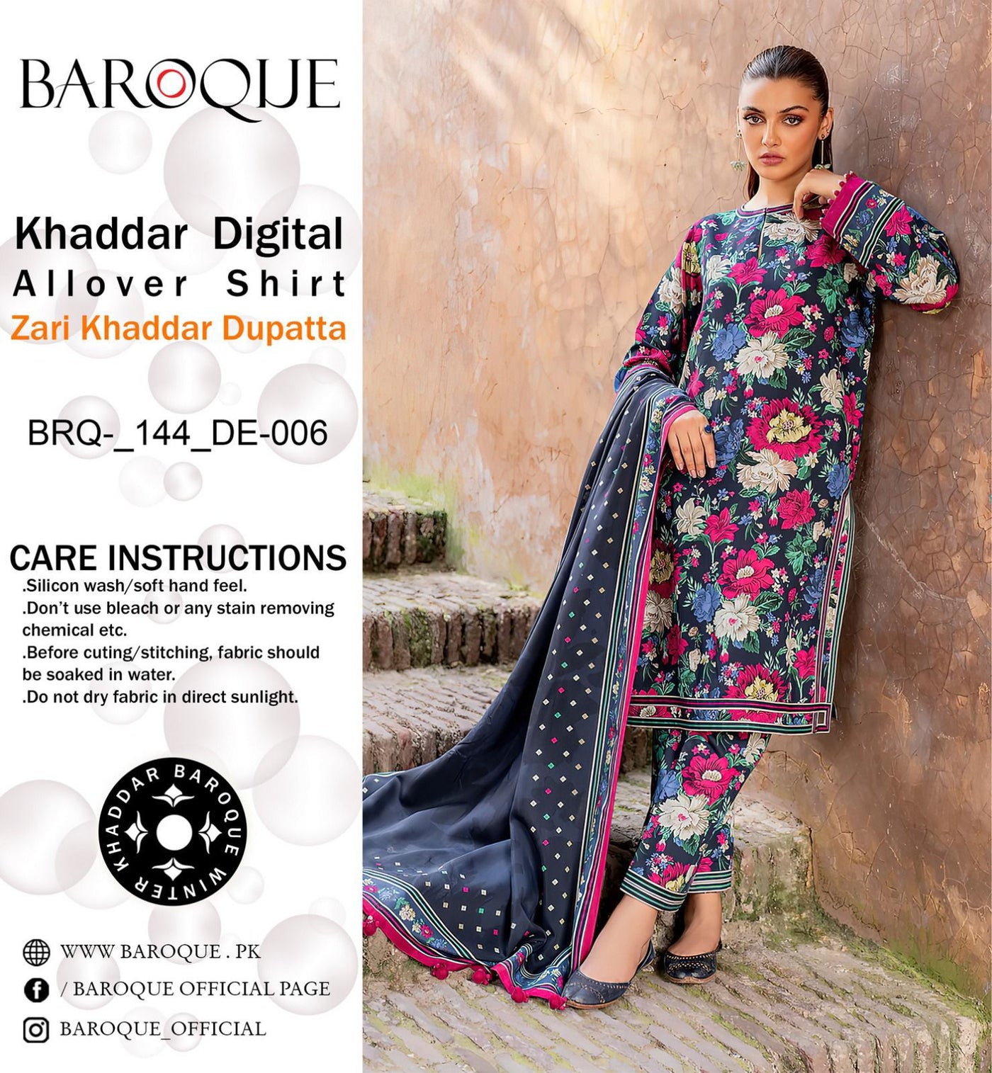 BAROQUE VOL’24 KHADDAR 3PC 2024 NOW AVAILABLE