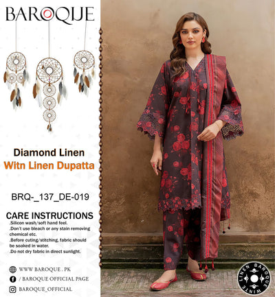 BAROQUE VOL’24 DIAMOND LINEN 3PC 2024 NOW AVAILABLE