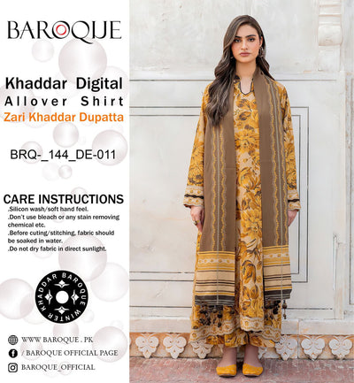 BAROQUE VOL’24 KHADDAR 3PC 2024 NOW AVAILABLE