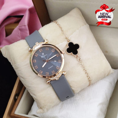 D.LON LADIES RUBBER STRAP WATCH&nbsp;