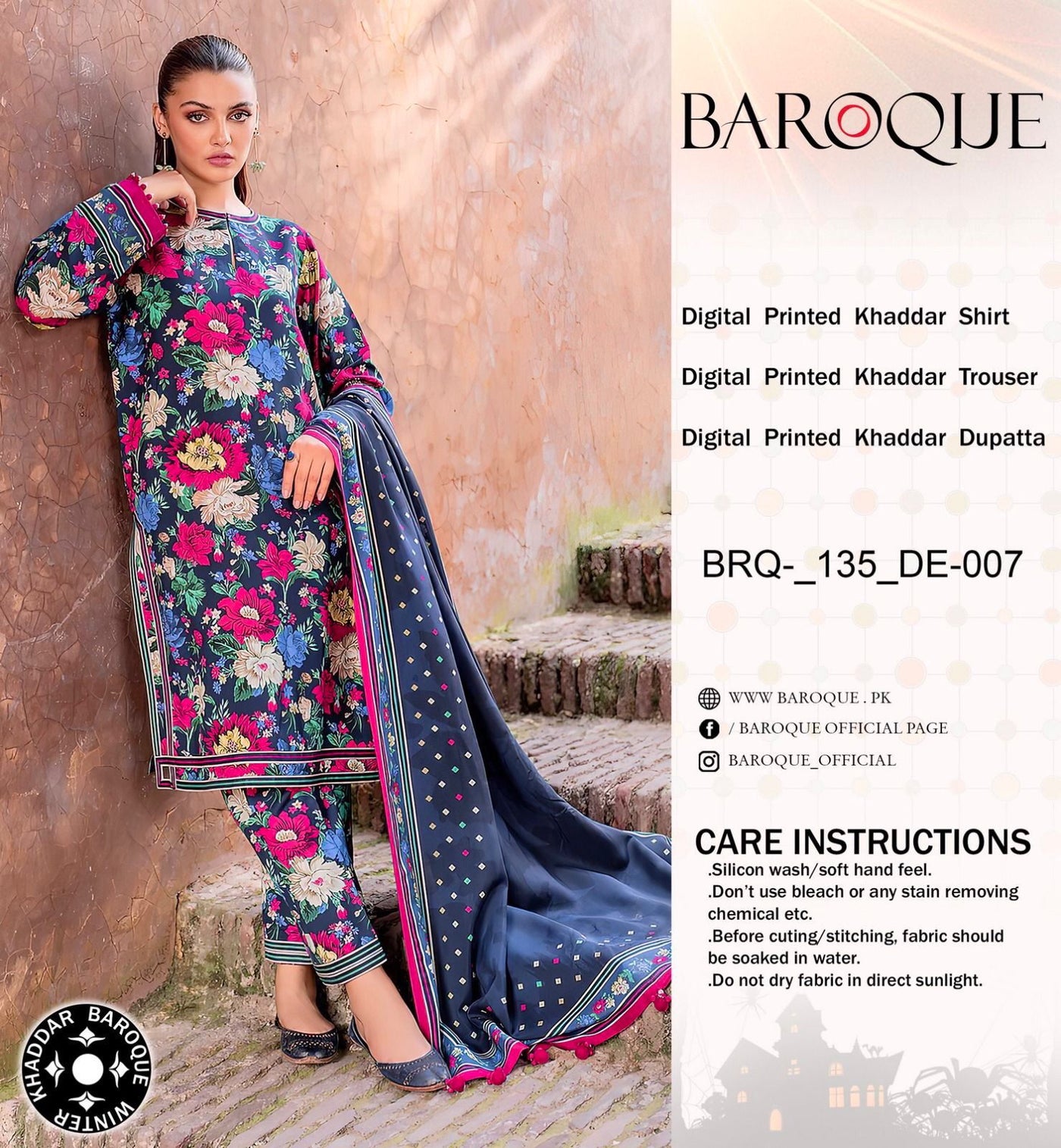 BAROQUE VOL’24 KHADDAR 3PC 2024 NOW AVAILABLE