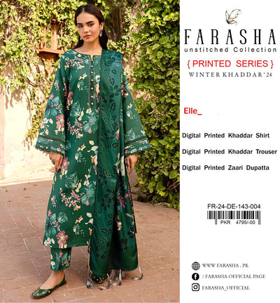 ARASHA VOL’24 KHADDAR 3PC 2024 NOW AVAILABLE