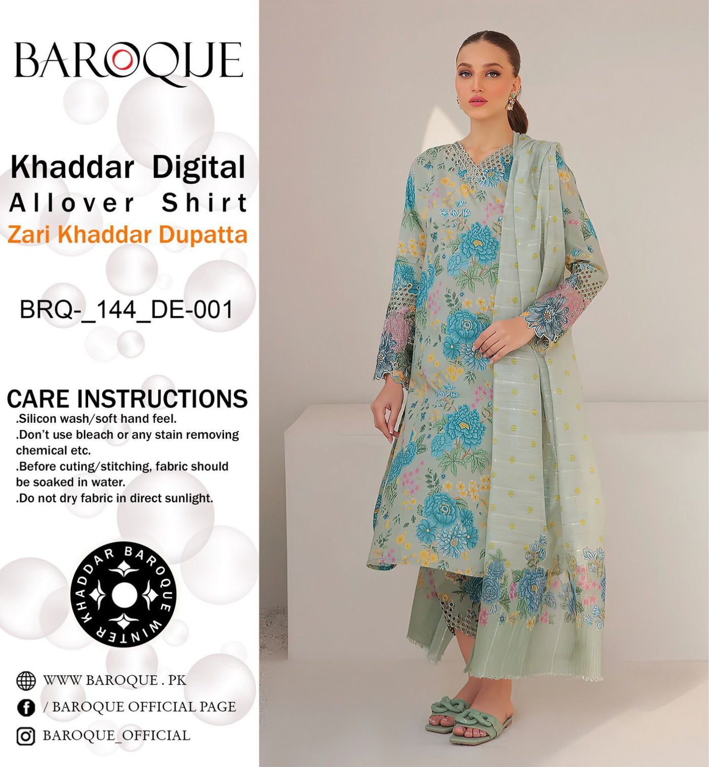 BAROQUE VOL’24 KHADDAR 3PC 2024 NOW AVAILABLE