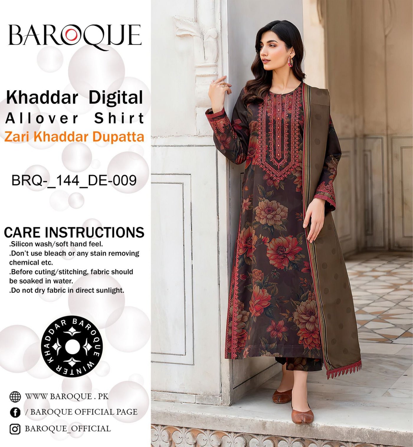 BAROQUE VOL’24 KHADDAR 3PC 2024 NOW AVAILABLE