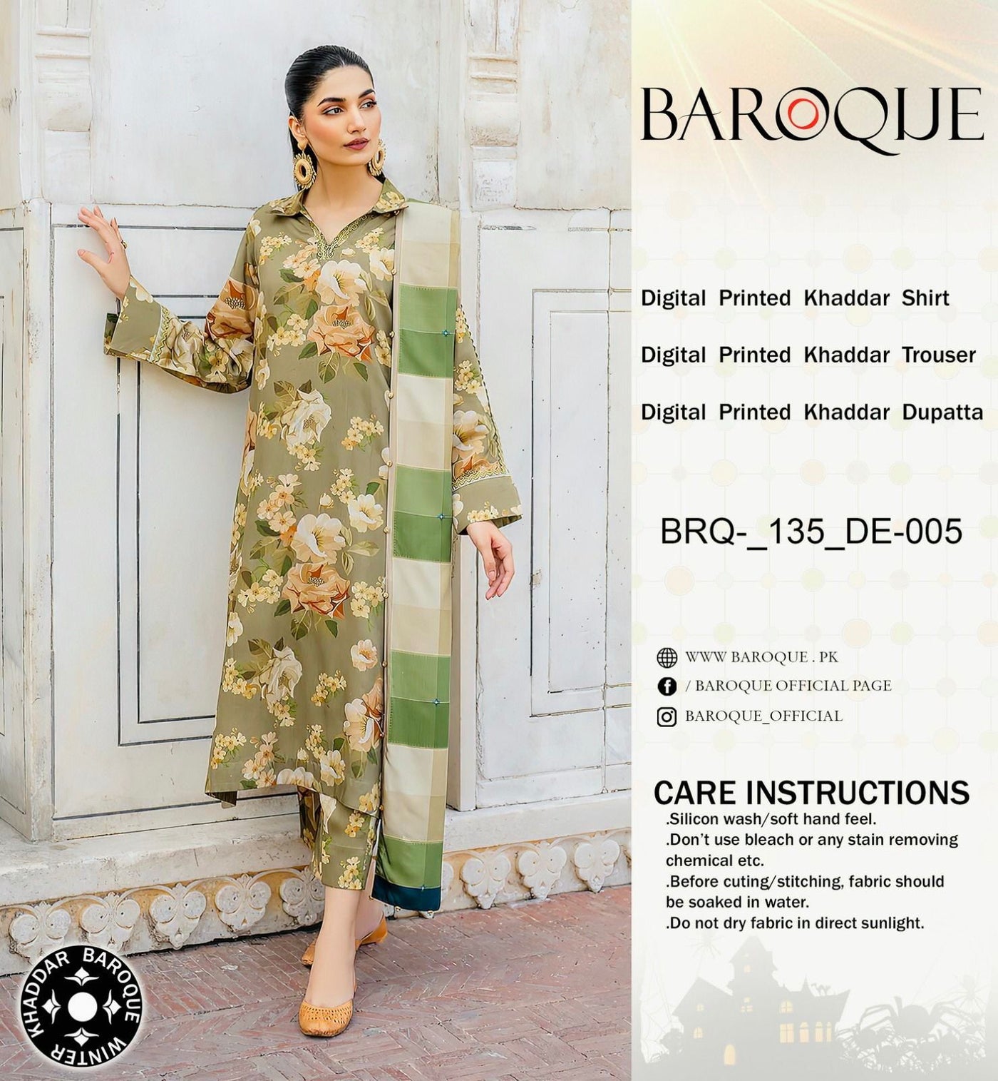 BAROQUE VOL’24 KHADDAR 3PC 2024 NOW AVAILABLE