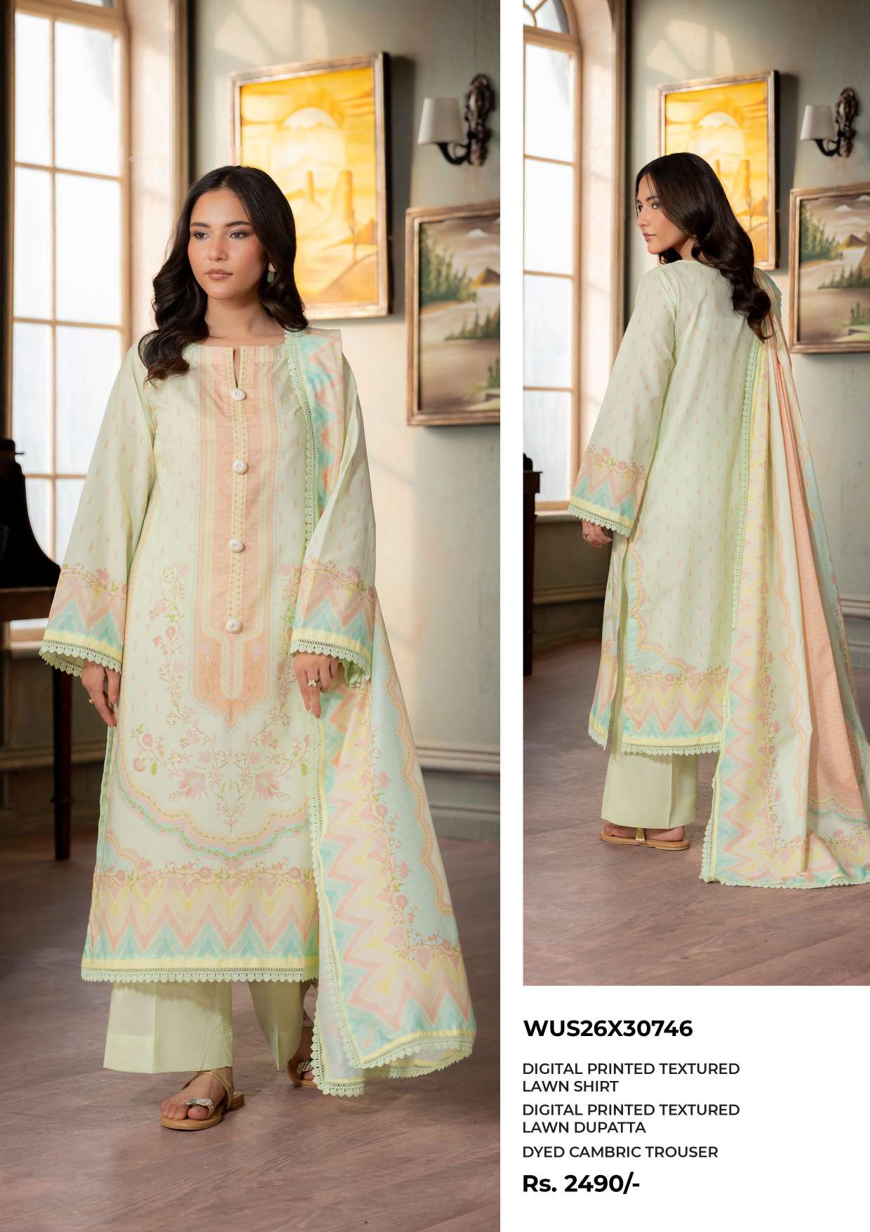 zellbury pastel mint textured lawn 3 piece suit – digital printed shirt, dupatta & dyed cambric trouser zellbury pastel mint textured lawn 3 piece suit – digital printed shirt, dupatta & dyed cambric trouser